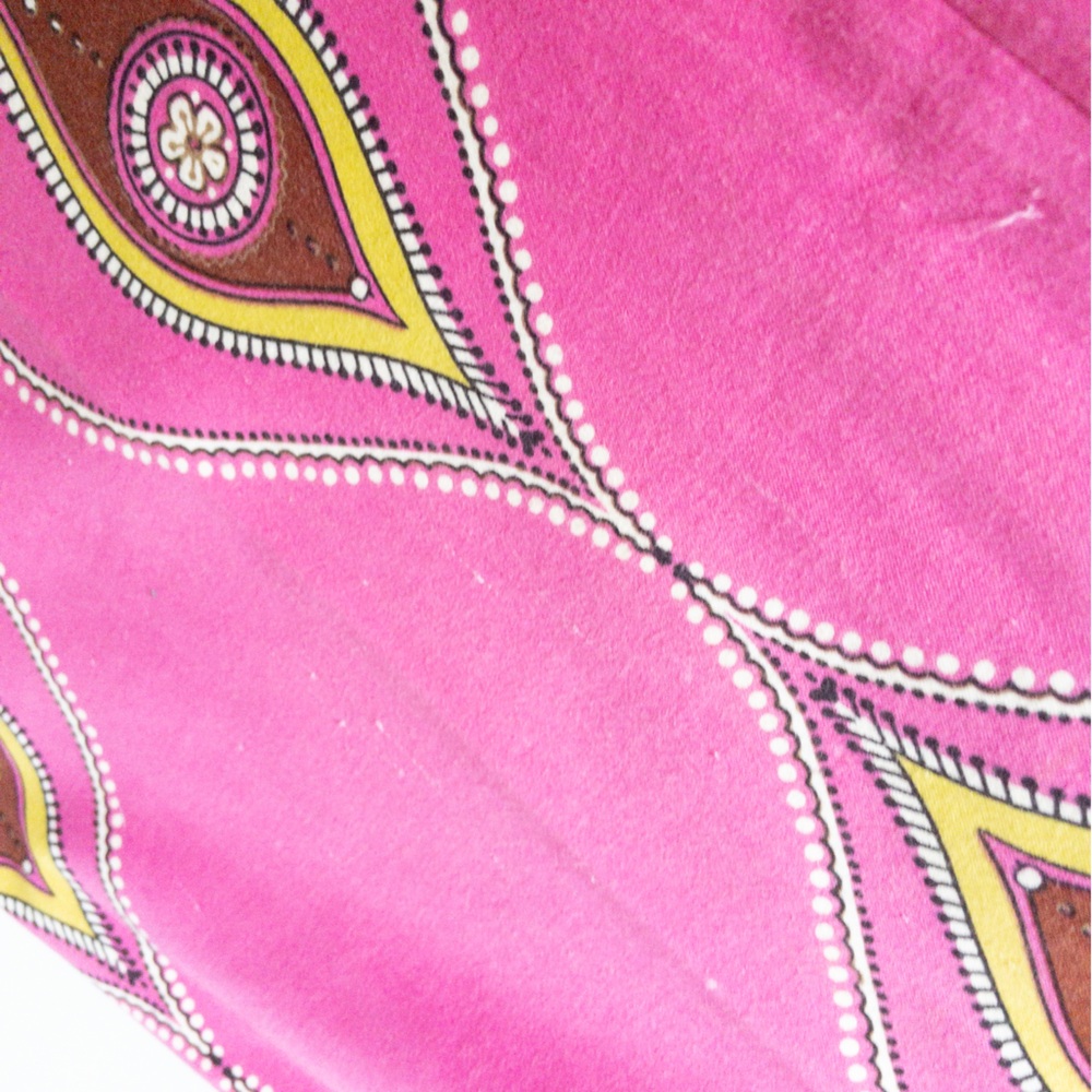 Vintage Laundry by Shelli Segal Pink Strapless Dress 90s SZ  8 Paisley Retro - Picture 10 of 14